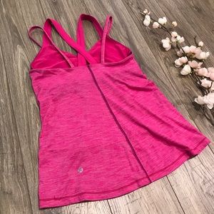 Lululemon tank top with bra